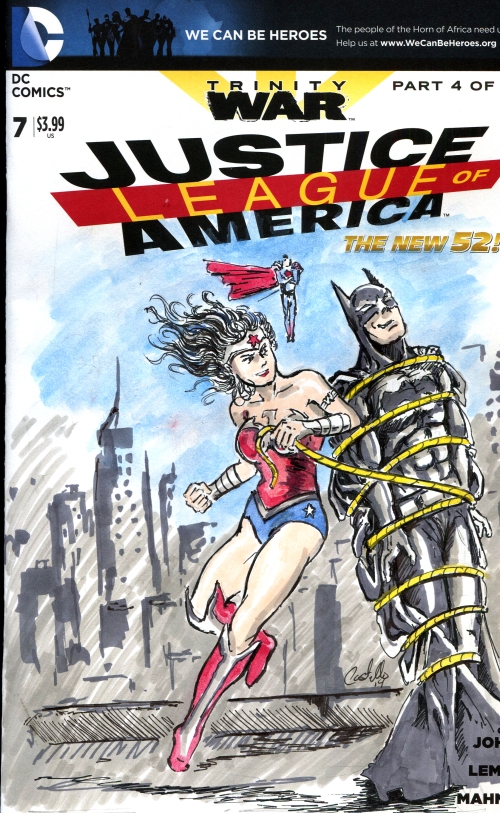 Justice League sketch Cover